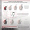 Service Caster 6'' Extra Heavy Duty Red Poly on Cast Iron Wheel Swivel Caster with Brake CRAN-SCC-KP92S630-PUR-RS-SLB - alternate 5